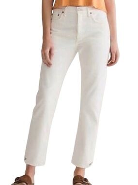 Agolde Parker Easy Straight Jeans Cut Off Hem